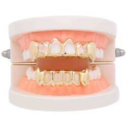 Hiphop Grillz Metal Denture Braces