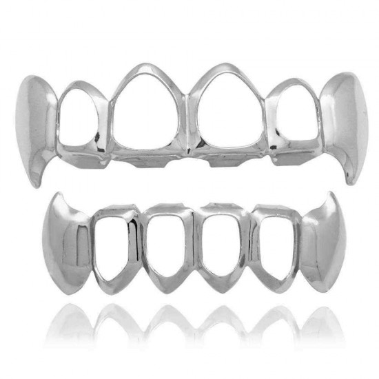 Hiphop Grillz Metal Denture Braces