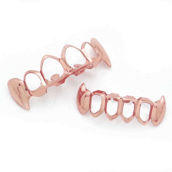 Hiphop Grillz Metal Denture Braces