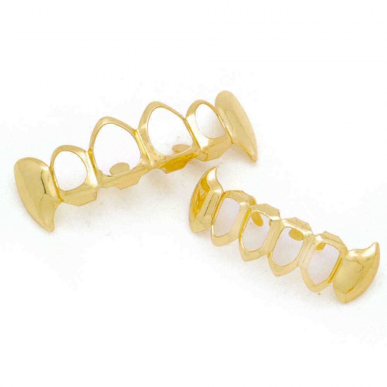 Hiphop Grillz Metal Denture Braces