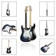 IRIN ST 6 Strings Electric Guitar Rosewood Fingerboard Guitar with Guitar Bag for Beginners