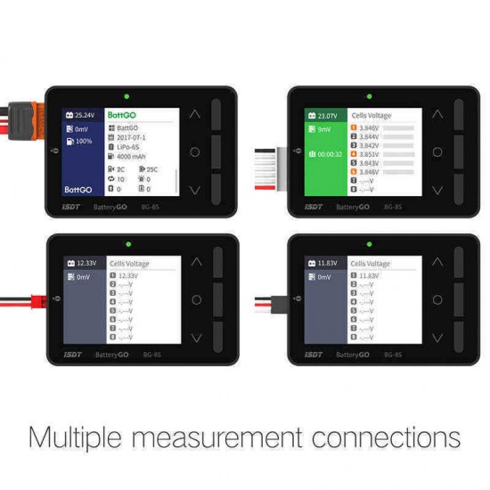 ISDT BattGo BG-8S Smart Battery Checker Balancer Receiver Signal Tester Quick Charge Function