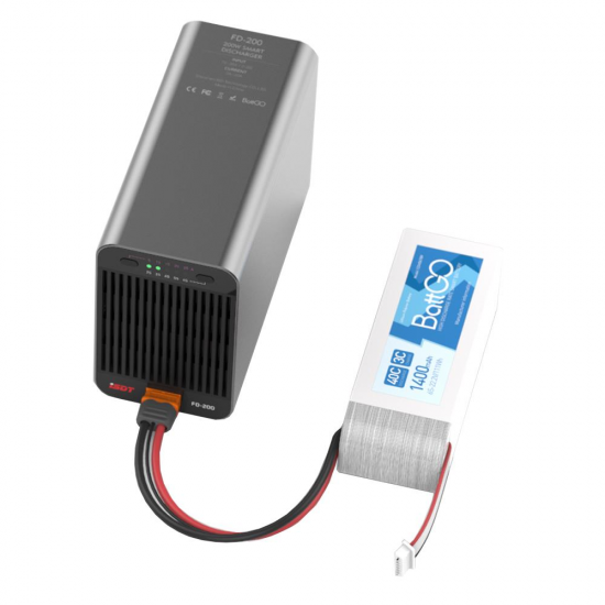 ISDT FD-200 200W 25A Wireless APP Control Discharger for 2-8S Lipo Battery