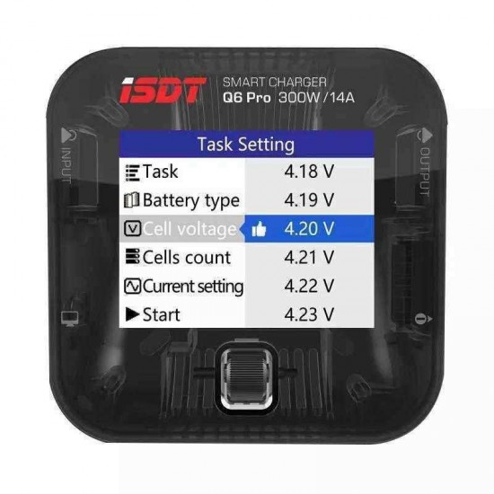 ISDT Q6 Pro BattGo 300W 14A Pocket Battery Balance Charger Discharge With ISDT PC-4860 1-8S Parallel Charging Board