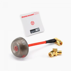 ImmersionRC SpiroNET V2 5.8GHz LHCP Diversity Bundle Omni 8dBi Patch FPV Antenna w/ 45 Degree SMA