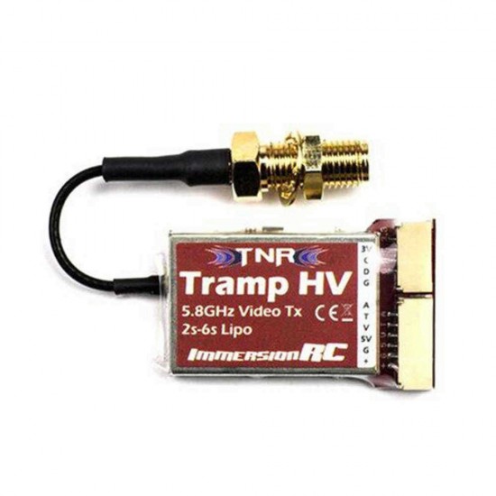 ImmersionRC Tramp HV 5.8GHz 48CH Raceband 1mW to>600mW Video FPV Transmitter International Version for RC Racing Drone