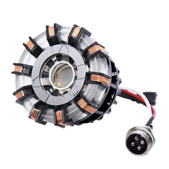 In Stock 1:1 Arc Reactor DIY Model MK2 Led Light Mark Chest Tony Heart Lamp Light DIY Model Science Toy