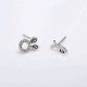 JASSY 925 Sterling Silver Cute Ear Stud Rabbit Carrot Zirconia Earring for Women