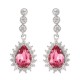 JASSY Zircon Crystal Dangle Earrings 12 Months Birthstone Birthday Stone Earring for Women