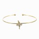 JASSY® 3 Pcs/ Set Womens Bangle Bracelets Heart Pearl Ballet Charm Bracelet