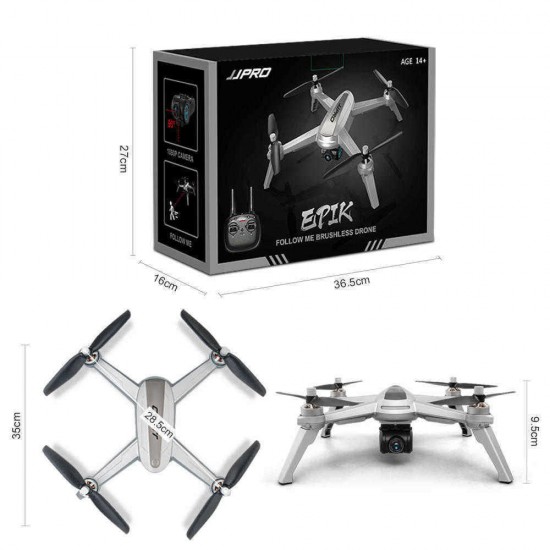 JJPRO X5 5G WIFI FPV Brushless With 1080P HD Camera Point of Interest GPS RC Drone Quadcopter RTF