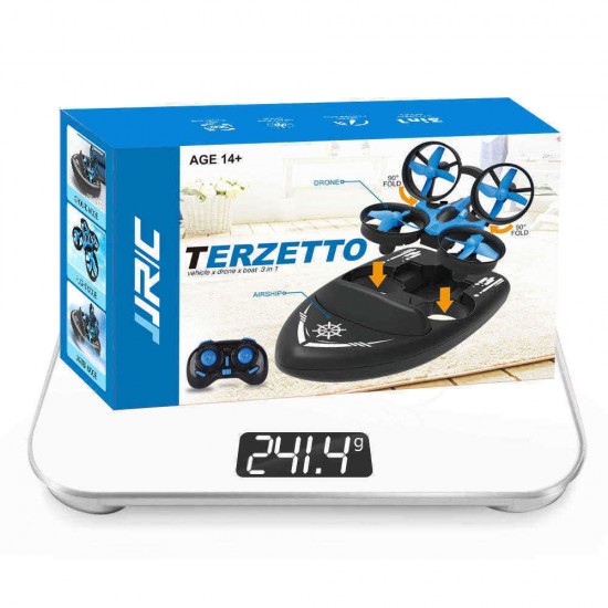 JJRC H36F Terzetto 1/20 2.4G 3 In 1 RC Vehicle Flying Drone Land Driving Boat RTR Model