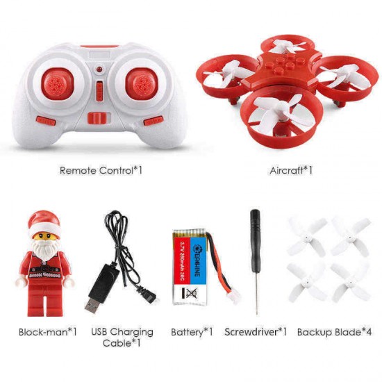 JJRC H67 Flying Santa Claus With Christmas Songs 716 Motor Headless Mode RC Drone Quadcopter