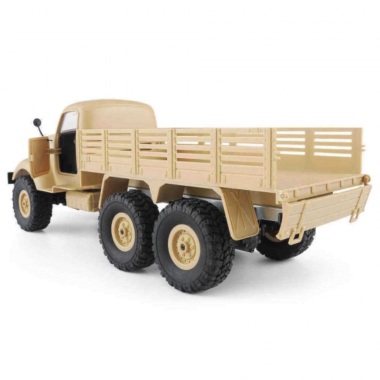 JJRC Q60 1/16 2.4G 6WD Off-Road Military Truck Crawler RC Car