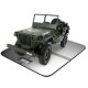 JJRC Q65 2.4G 1/10 Jedi Proportional Control Crawler Military Truck 4WD Off-Road RC Car With Canopy LED Light