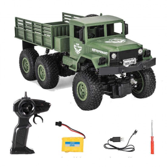 JJRC Q68 Q69 1/18 2.4G 6WD RC Vehicle Off-Road Military Truck Car RTR Model