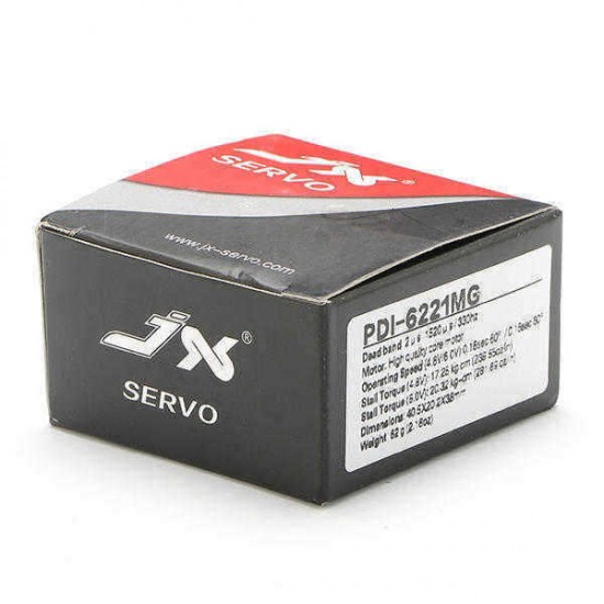 JX PDI-6221MG 20KG Large Torque Digital Standard Servo 120 Degree For RC Model