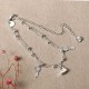 Key and Bag Pendant Fashion Foot Chain Metal Gift for Women