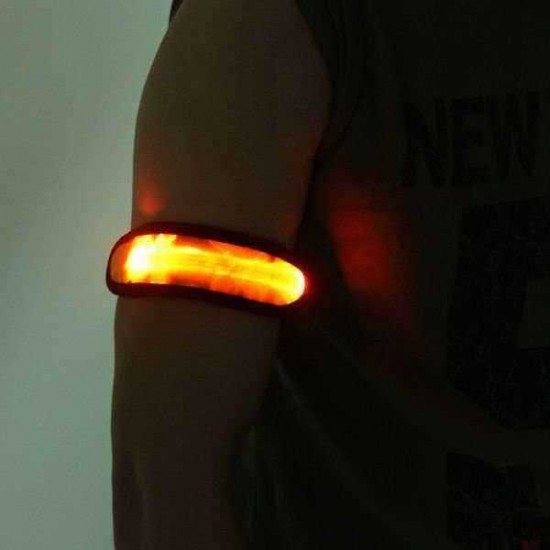 LED Safety Reflective Armband Flashing Strap Belt Bracelet Unisex