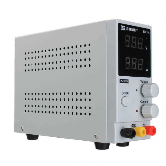 LONG WEI® LW-K3010D 110V/220V 0-10A 0-30V Adjustable DC Power Supply Regulated Digital Switching Power Supply