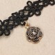 Lotita Punk Lace Flower Black Choker Vintage Women Necklace Best Gift for Girl