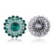 Luxury Crystal Rhinestone Stud Earring Bohemian Flower Charm Colorful Piercing Earrings for Women