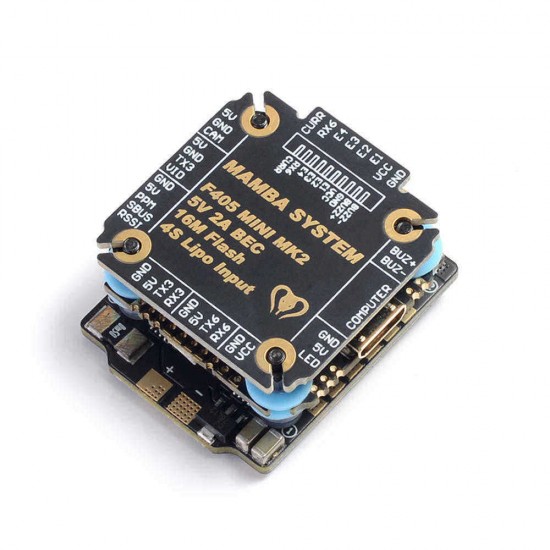 MAMBA F405 Mini MK2 Betaflight Flight Controller & F25 20A 3-4S DSHOT600 FPV Racing Brushless ESC