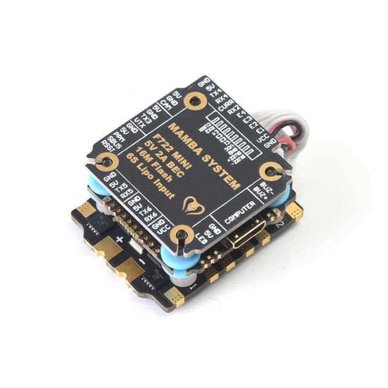 MAMBA F722 MINI Betaflight Flight Controller OSD 5V/2A & 306 30A 2-6S Blheli_32 Dshot1200 FPV Racing Brushless ESC for RC Drone