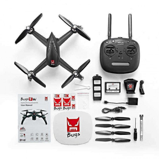 MJX Bugs 5 W B5W 5G WIFI FPV With 1080P Camera GPS Brushless Altitude Hold RC Drone Quadcopter RTF