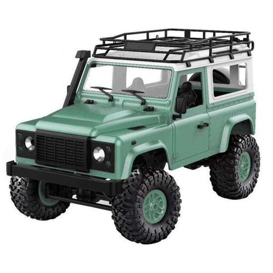 MN-90 1/12 2.4G 4WD Rc Car W/ Front LED Light 2 Body Shell Roof Rack Crawler Monster Truck RTR Toy