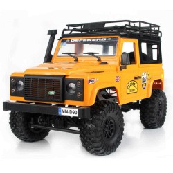 MN-90 1/12 2.4G 4WD Rc Car W/ Front LED Light 2 Body Shell Roof Rack Crawler Monster Truck RTR Toy