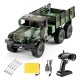 MN Model MN77 1/16 2.4G 4WD Rc Car with LED Light Camouflage Military Off-Road Truck RTR Toy