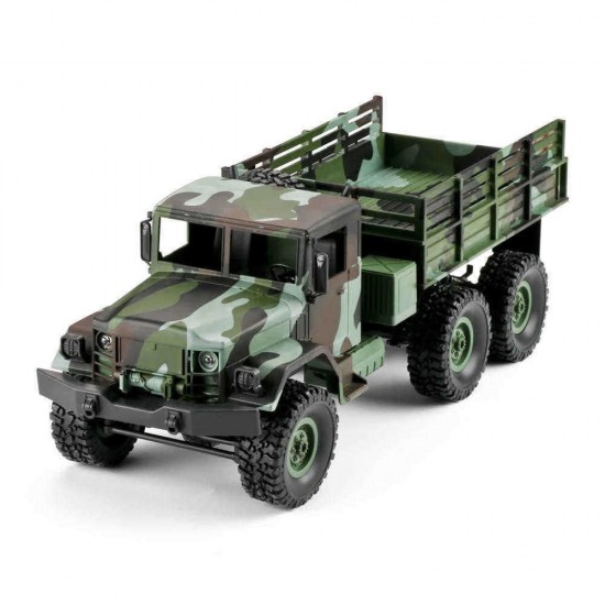 MN Model MN77 1/16 2.4G 4WD Rc Car with LED Light Camouflage Military Off-Road Truck RTR Toy