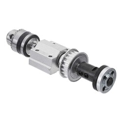 Machifit No Power Spindle Assembly Small Lathe Accessories Trimming Belt JTO/B10/B12/B16 Drill Chuck Set