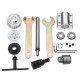 Machifit No Power Spindle Assembly Small Lathe Accessories Trimming Belt JTO/B10/B12/B16 Drill Chuck Set