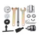 Machifit No Power Spindle Assembly Small Lathe Accessories Trimming Belt JTO/B10/B12/B16 Drill Chuck Set