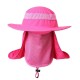 Men Outdoor Climbing Sunshade Hat Casual 360 Degree Sun Protection Uv  Fishing Cap with Face Cover