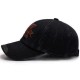 Men Washed Cotton M Embroidery Baseball Cap Outdoor Sunshade Adjustable Snapback Hats