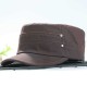 Men Women Cotton Adjustable Flat Top Hats Outdoor Sunshade Sport Military Forward Cap