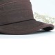 Men Women Cotton Adjustable Flat Top Hats Outdoor Sunshade Sport Military Forward Cap