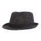 Men Women Cotton Panama Style Hat Outdoor Wide Brimmed Jazz Fedora Cap