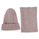 Men Women Winter Warm Knit Hat Collar Set Outdoor Ski Thick Beanie Scarf