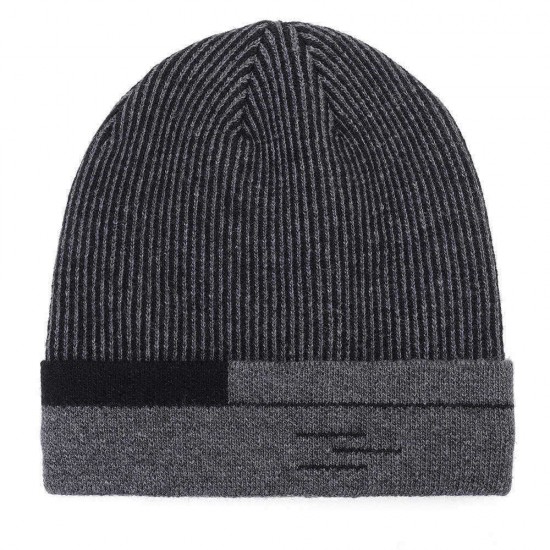 Men Women Winter Warm Thicken Plus Velvet Knit Cap Outdoor Ski Double Layers Beanie Skullcap Hat