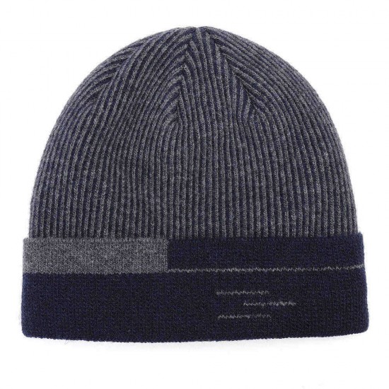 Men Women Winter Warm Thicken Plus Velvet Knit Cap Outdoor Ski Double Layers Beanie Skullcap Hat