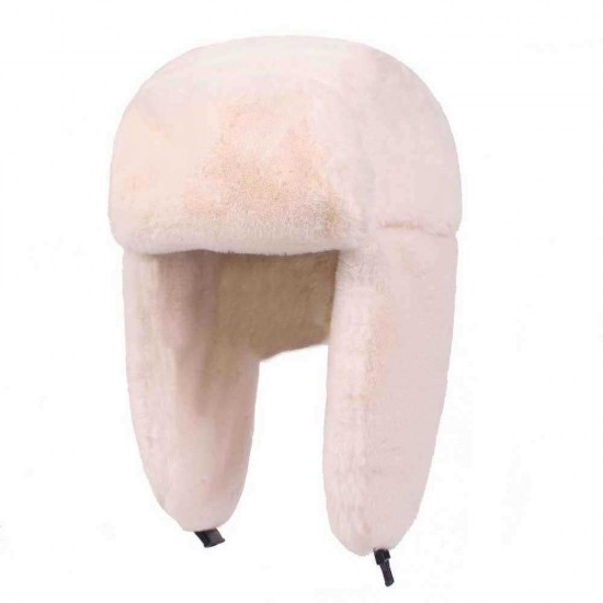 Men Women Winter Windproof Plush Trapper Hat Outdoor Ear Headwear Hunting Hat