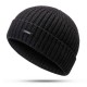 Men Women Winter Windproof Warm Knit Beanie Cap Outdoor Slouch Skullcap