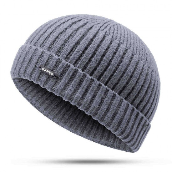 Men Women Winter Windproof Warm Knit Beanie Cap Outdoor Slouch Skullcap