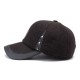 Men Women Winter Woolen Fabric Baseball Cap With Earmuffs Outdoor Casual Peaked Hat Adjustable