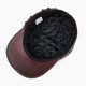 Men's Hat Leather Flat Top Military Cap Warm Earmuffs Outdoor Leather Duck Tongue Windproof Hat Male Flat Hats