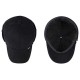 Mens Middle-Aged Winter Cotton Blending Earmuffs Baseball Cap Thickened Warm Dad Hat